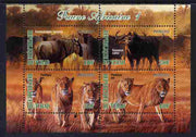 Chad 2012 African Fauna #01 perf sheetlet containing 4 values unmounted mint