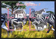 Chad 2012 African Fauna #03 imperf sheetlet containing 4 values unmounted mint