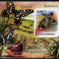 Mozambique 2011 Butterflies #3 imperf m/sheet unmounted mint. Note this item is privately produced and is offered purely on its thematic appeal