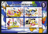 Congo 2012 Disney Cartoons #3 perf sheetlet containing 4 values cto used