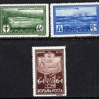 Rumania 1932 Postal Employees Fund set of 3 unmounted mint,,SG 1265-67