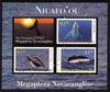 Tonga - Niuafo'ou 2011 Whales #1 perf sheetlet containing 3 values plus label unmounted mint