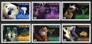 Cuba 2011 Animals perf set of 6 values unmounted mint