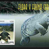 Cuba 2011 Animals #1 perf m/sheet unmounted mint
