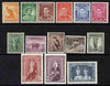 Australia 1937-49 KG6 definitive set complete 1/2d to £1 P13.5x14, 14 values mounted mint, SG 164-78