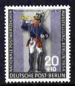 Germany - West Berlin 1954 National Stamp Exhibition 2-pf+10pf unmounted mint, SG,B117