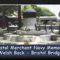 Cinderella - Great Britain 2001 Bristol Merchant Navy Memorial undenominated self-adhesive label unmounted mint