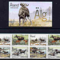 Aland Islands 2000 The Elk 20m80 booklet complete and fine SG SB8