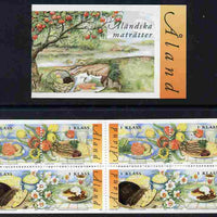 Aland Islands 2002 Traditional Dishes 4.40 Euro booklet complete and fine SG SB10