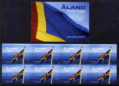 Aland Islands 2004 50th Anniversary of Aland Flag 4.80 Euro self-adhesive booklet complete and fine SG SB13