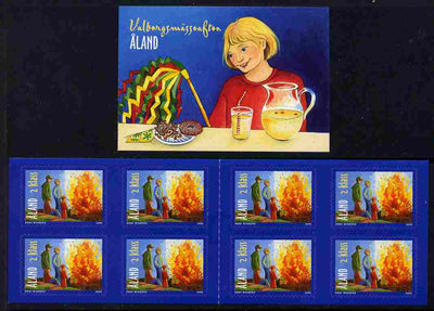 Aland Islands 2005 Walpurgis Night 4.00 Euro self-adhesive booklet complete and fine SG SB16