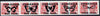 Chakasia - Butterflies opt set of 10 values each design opt'd on pair of Russian defs (Total 20 stamps) unmounted mint