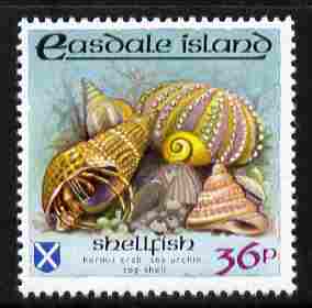 Easdale 1988 Flora & Fauna perf definitive 36p (Shell) unmounted mint