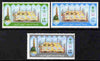 Saudi Arabia 1987 Expansion of Prophet's Mosque set of 3 unmounted mint SG 1546-48