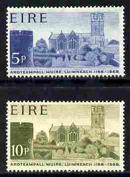 Ireland 1968 800th Anniversary of St Mary's Cathedral set of 2 unmounted mint SG 241-2