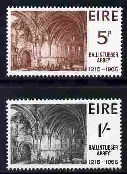 Ireland 1966 700th Anniversary of Ballintubber Abbay set of 2 unmounted mint SG 225-6