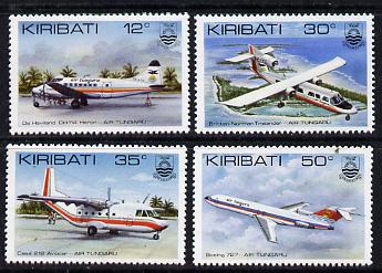 Kiribati 1982 Air Tungaru Airline set of 4 unmounted mint, SG 179-82 (gutter pairs available - price x 2)