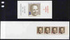Slovakia 1993 Alexander Dubcek 32k booklet (B) complete and fine SG SB2