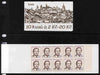 Czech Republic 1993 President Havel 20kc booklet complete and fine SG SB12