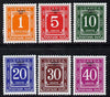 Uganda 1979 Postage Due set of 6 overprinted Liberated 1979 unmounted mint, SG D18-23