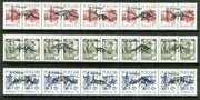 Udmurtia Republic - Prehistoric Animals opt set of 15 values each design opt'd on pair of Russian defs (Total 30 stamps) unmounted mint