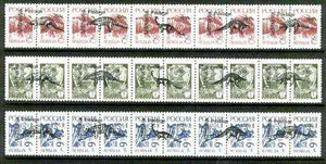 Udmurtia Republic - Prehistoric Animals opt set of 15 values each design opt'd on pair of Russian defs (Total 30 stamps) unmounted mint