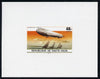 Upper Volta 1976 Zeppelin Airships 40f imperf deluxe proof sheet in issued colours on thin card
