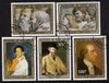 Upper Volta 1983 Celebrities' Anniversaries perf set of 5 cto used SG 687-91