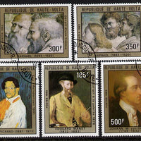 Upper Volta 1983 Celebrities' Anniversaries perf set of 5 cto used SG 687-91