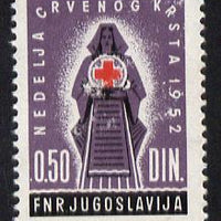 Yugoslavia 1952 Obligatory Tax - Red Cross unmounted mint SG 740
