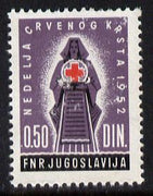 Yugoslavia 1952 Obligatory Tax - Red Cross unmounted mint SG 740