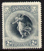 Barbados 1920-21 Victory MCA 2d black & grey unmounted mint SG 204