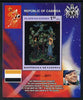 Cabinda Province 2011 Tribute to Yuri Gagarin - Paintings #05 perf souvenir sheet,unmounted mint