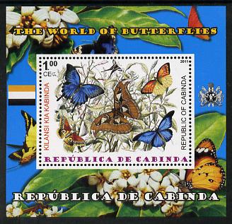 Cabinda Province 2011 The World of Butterflies #2 perf souvenir sheet,unmounted mint