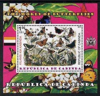 Cabinda Province 2011 The World of Butterflies #3 perf souvenir sheet,unmounted mint
