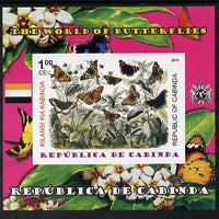 Cabinda Province 2011 The World of Butterflies #3 imperf souvenir sheet,unmounted mint