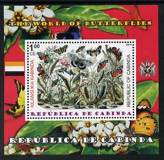 Cabinda Province 2011 The World of Butterflies #4 perf souvenir sheet,unmounted mint