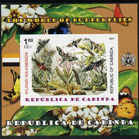 Cabinda Province 2011 The World of Butterflies #6 imperf souvenir sheet,unmounted mint
