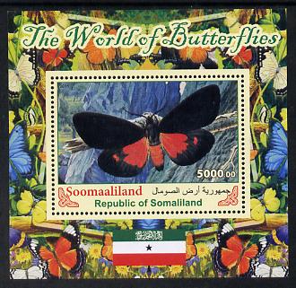 Somaliland 2011 The World of Butterflies #1 perf souvenir sheet,unmounted mint