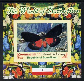 Somaliland 2011 The World of Butterflies #1 imperf souvenir sheet,unmounted mint