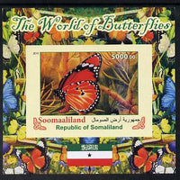 Somaliland 2011 The World of Butterflies #2 imperf souvenir sheet,unmounted mint