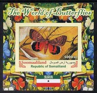 Somaliland 2011 The World of Butterflies #3 imperf souvenir sheet,unmounted mint