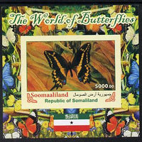 Somaliland 2011 The World of Butterflies #4 imperf souvenir sheet,unmounted mint
