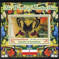 Somaliland 2011 The World of Butterflies #5 perf souvenir sheet,unmounted mint