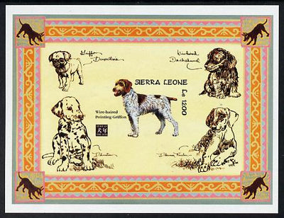 Sierra Leone 1994 Chinese New Year - Year of the Dog (Griffon) imperf m/sheet unmounted mint, as SG MS 2114a