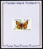 Easdale 1996 Butterflies - 10p Large Skipper mounted on Publicity proof card issued by the Easdale Stamp Promotion Council