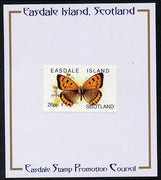 Easdale 1996 Butterflies - 26p Small Copper mounted on Publicity proof card issued by the Easdale Stamp Promotion Council