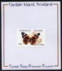 Easdale 1996 Butterflies - 35p Red Admiral mounted on Publicity proof card issued by the Easdale Stamp Promotion Council