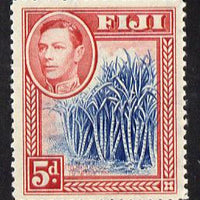 Fiji 1938-55 KG6 5d blue & scarlet unmounted mint SG 258