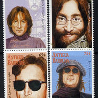 Antigua 1995 15th Death Anniversary of John Lennon perf set of 4 unmounted mint SG 2255-58